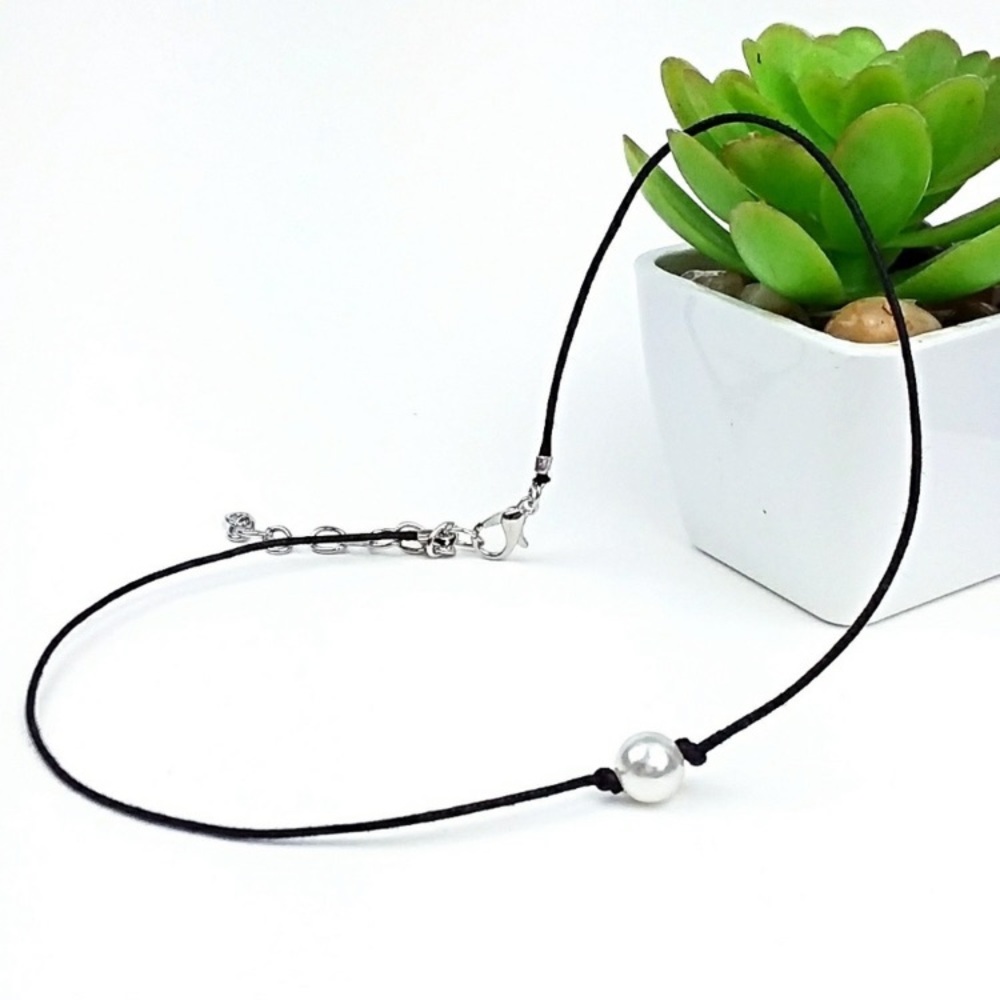NEW Harriet Ave Jewels Faux Pearl Choker Necklace